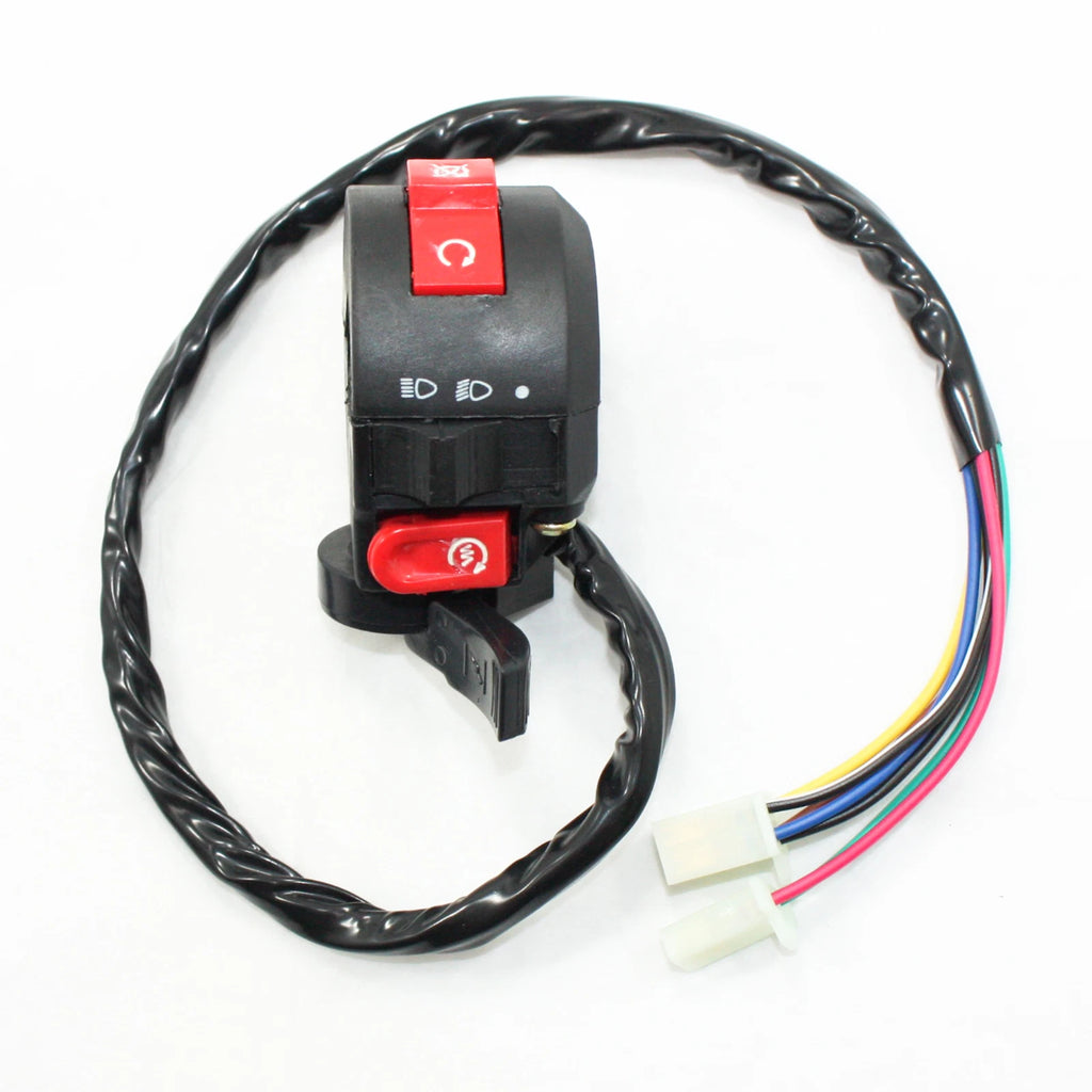 Kill Start Light Switch Button Housing for 125cc PIT Quad ATV