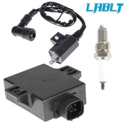 Ignition Coil Spark Plug CDI for Kawasaki Bayou KLF220A KLF250A (1990–2004)