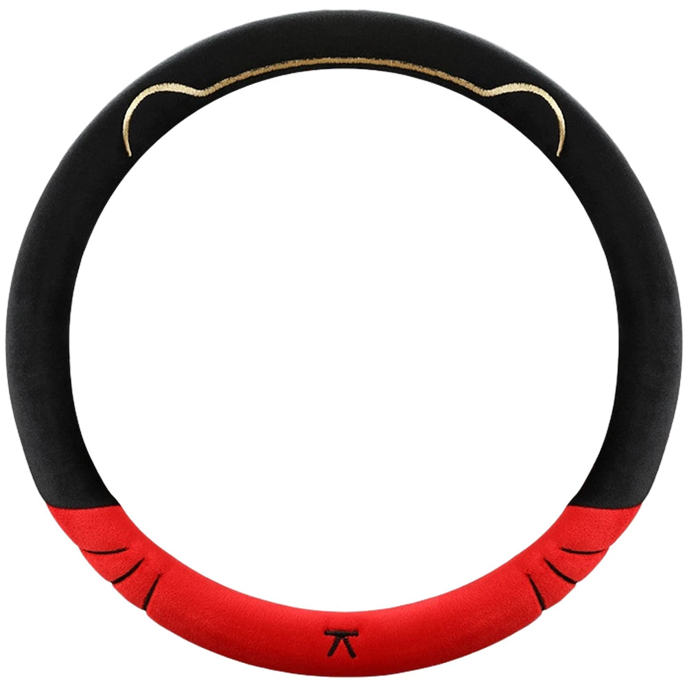 Steering Wheel Cover for 38cm Round (Soft Plush Material)