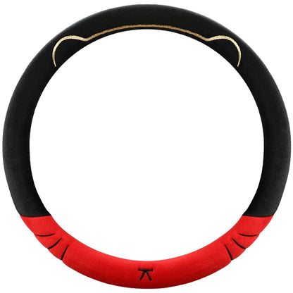 Steering Wheel Cover for 38cm Round (Soft Plush Material)