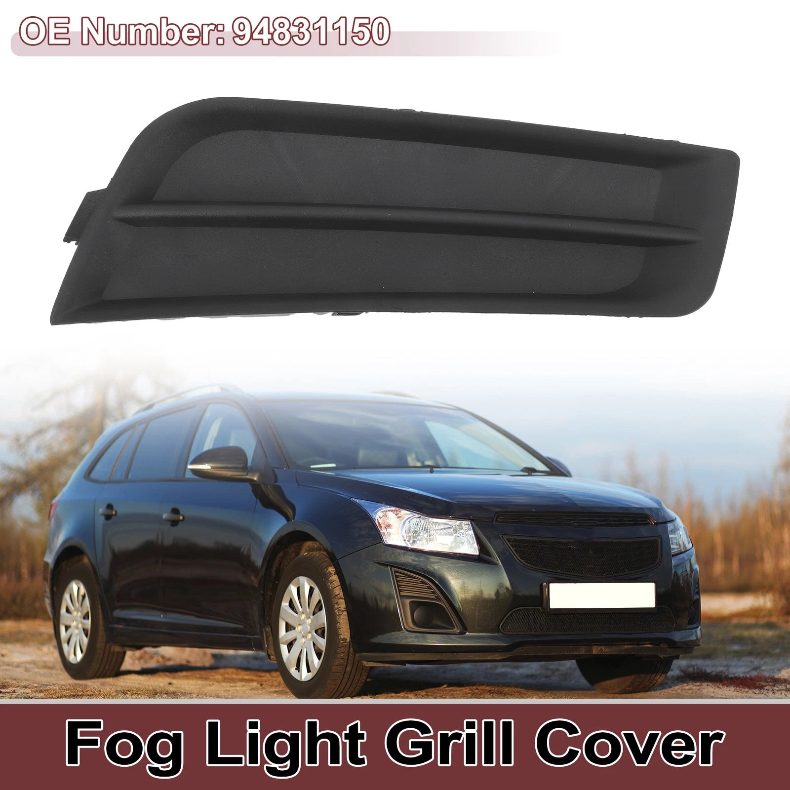 Front Right Fog Light Grill Replacement for Chevrolet Cruze (2011–2014)