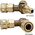 Pressure Washer Tee 3/8" Fitting Splitter Coupler Quick Connect