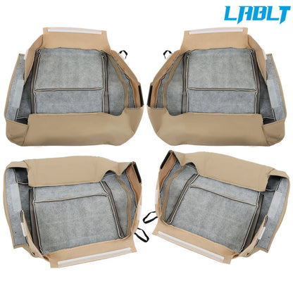 Leather Seat Cover for Ford F150 (2004–2008) - Tan, Front Bottom Lean Back