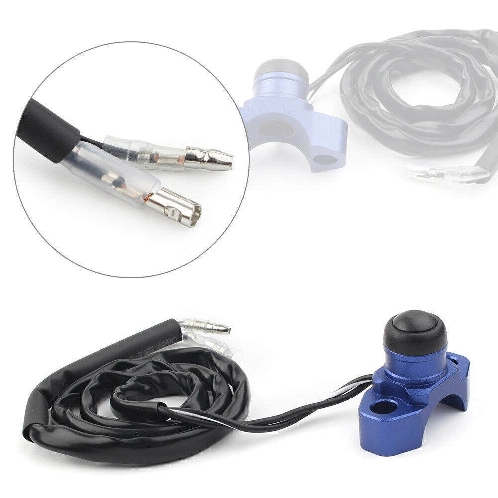 CNC Engine Stop Start Kill Switch Button for Universal Dirt Bike Quad ATV
