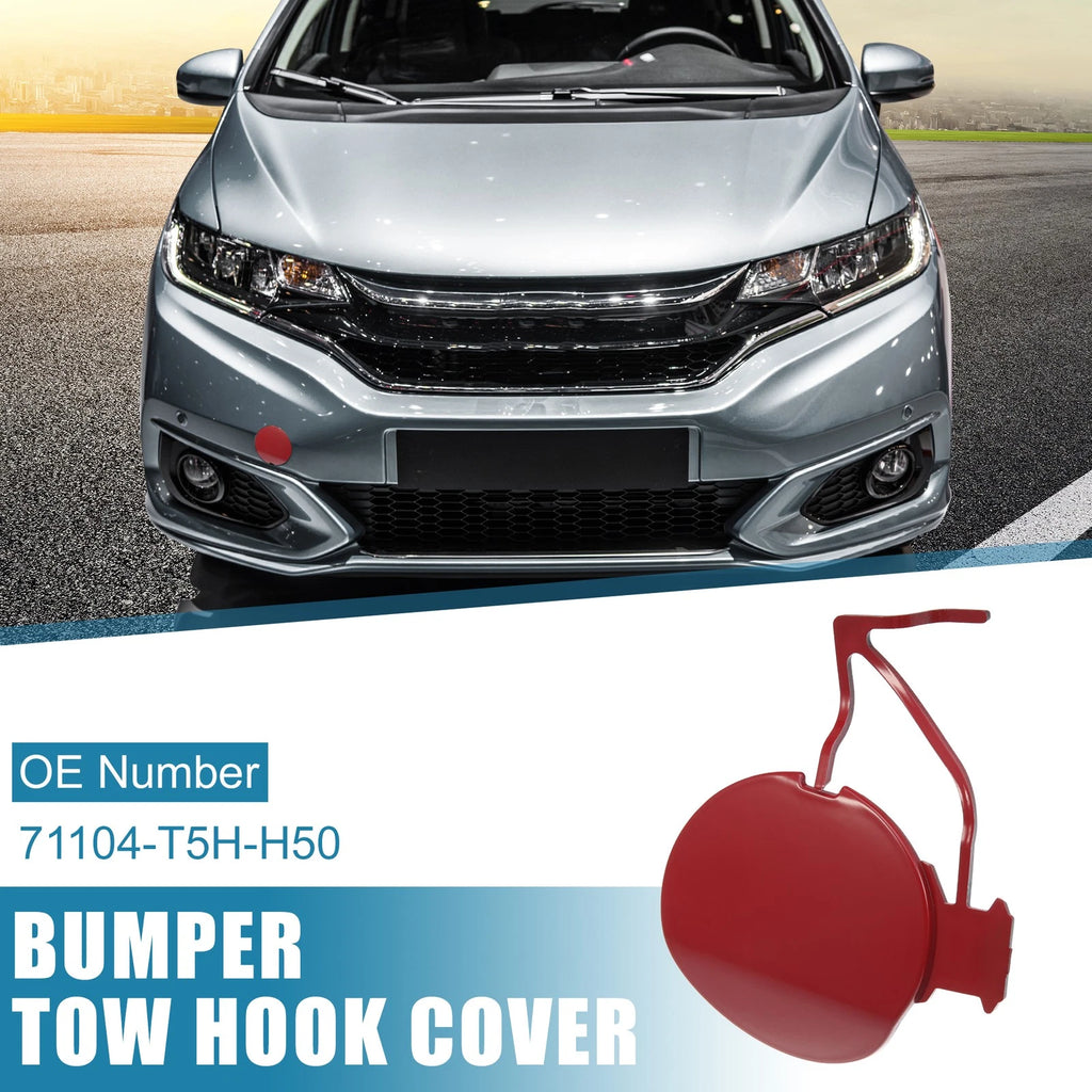 Front Bumper Tow Hook Cover Towing Cap for Honda Fit (2018–2019)