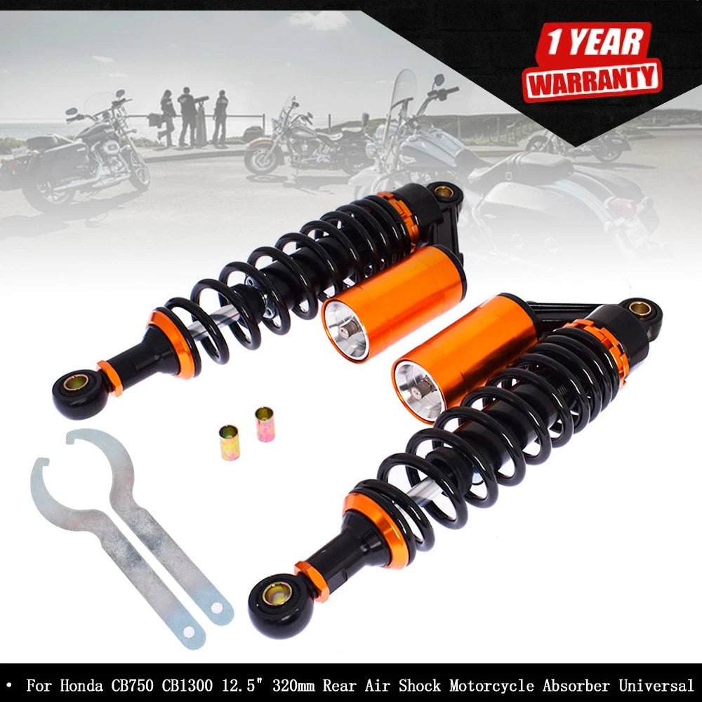 Rear Air Shock Absorber for Honda CB750 CB1300 (Universal, 12.5", 320mm)