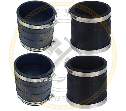 Lower and Elbow Upper Exhaust Hose for OMC Sterndrive 5.7/7.4/7.5/8.2L (0913405/592)
