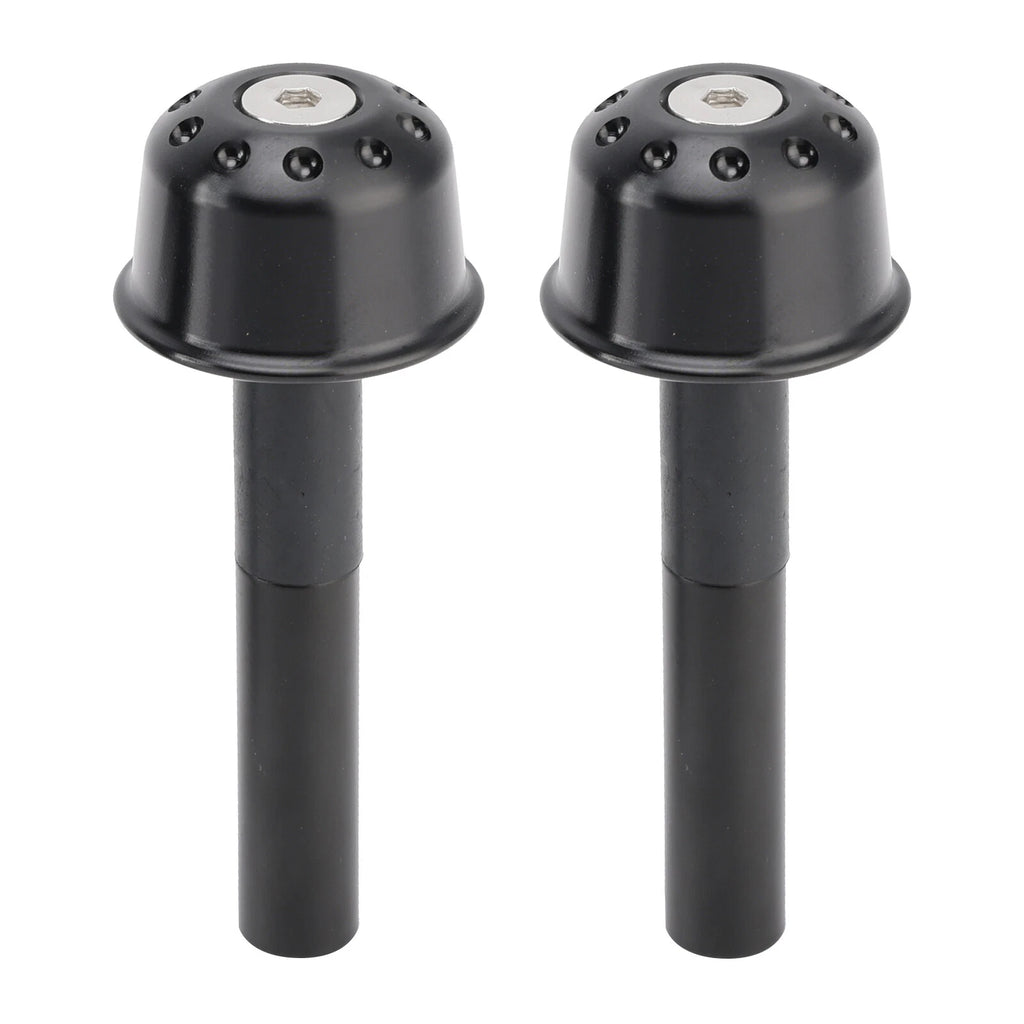 CNC Black Handlebar Ends for Kawasaki Vulcan S 650, Z650RS, Z900RS (A9)