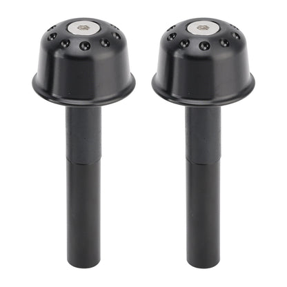 CNC Black Handlebar Ends for Kawasaki Vulcan S 650, Z650RS, Z900RS (A9)