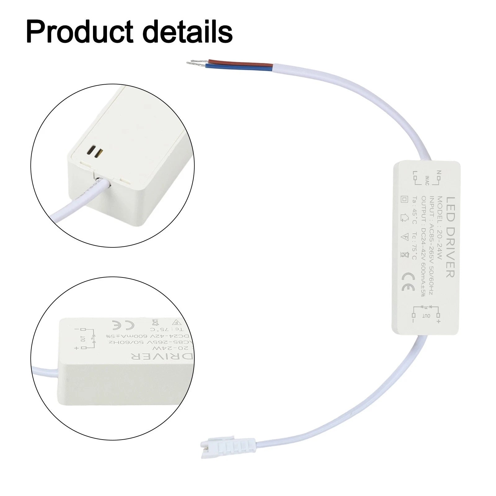 20W 30W LED Power Supply for Ceiling and Panel Lights