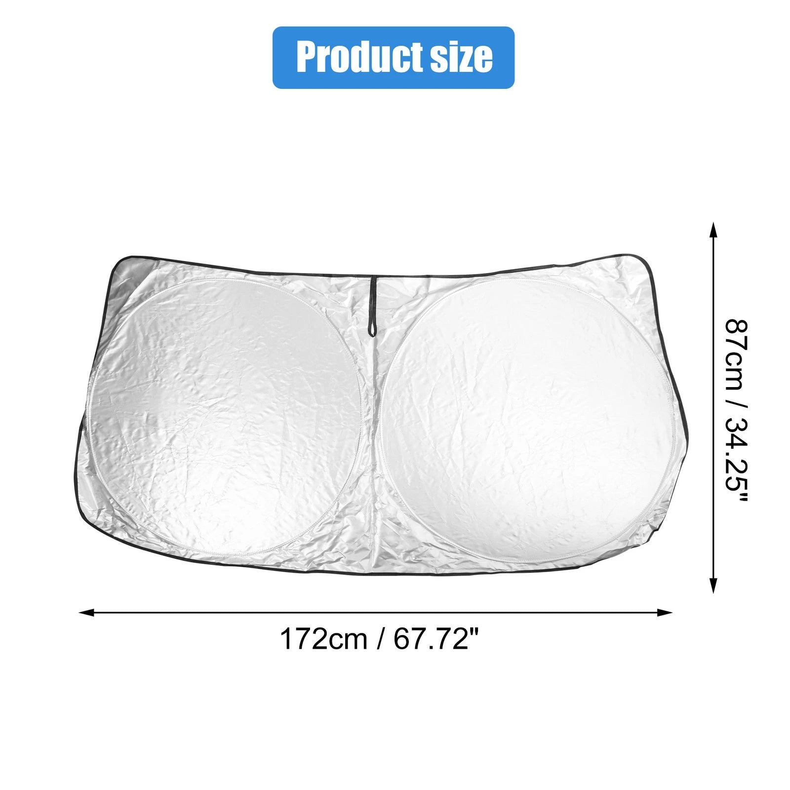 Foldable Windshield Sun Shade for Chevrolet Express (1996–2022) 172x87cm