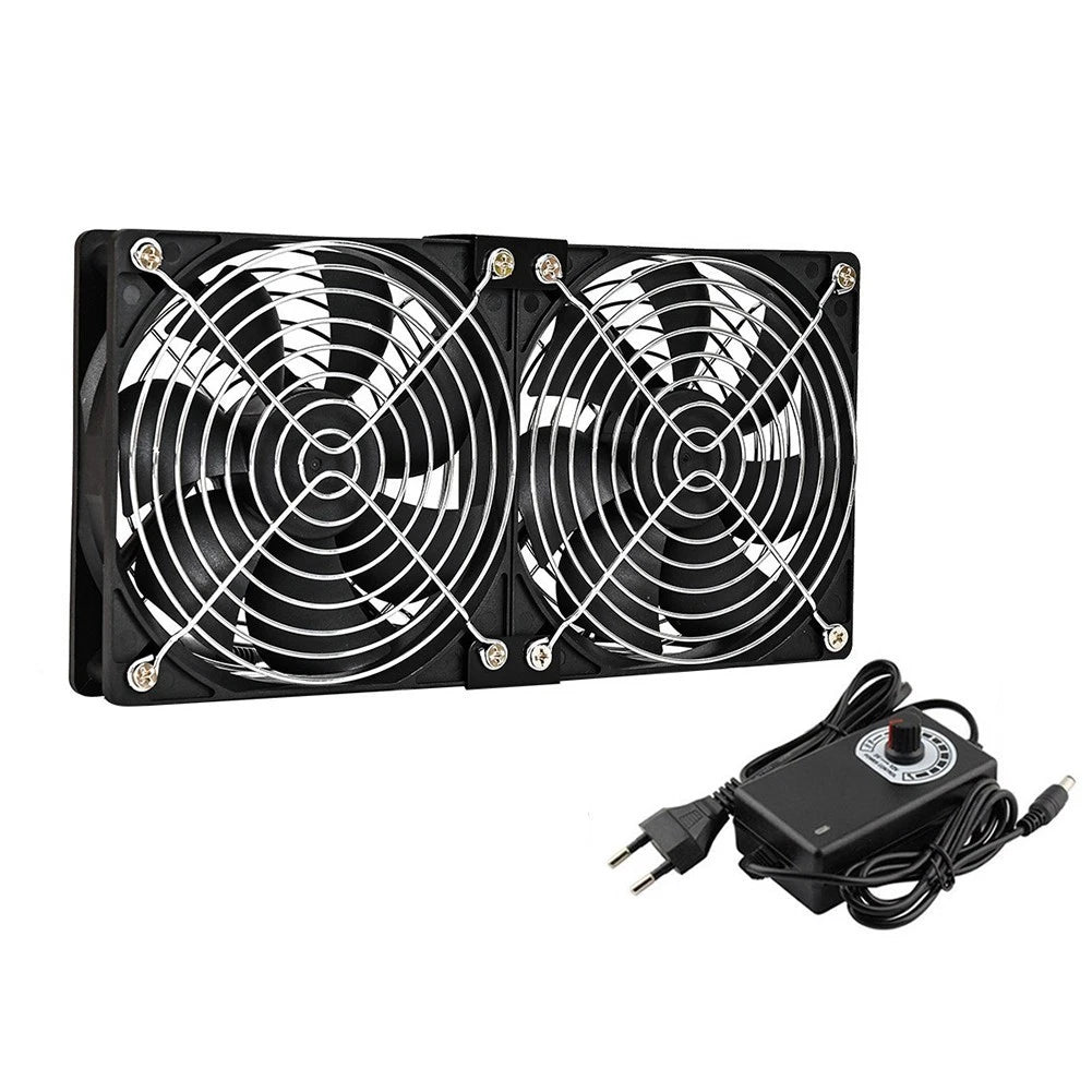 12cm Fan Cooling with Controller 3000RPM for Servers Computers Cabinets