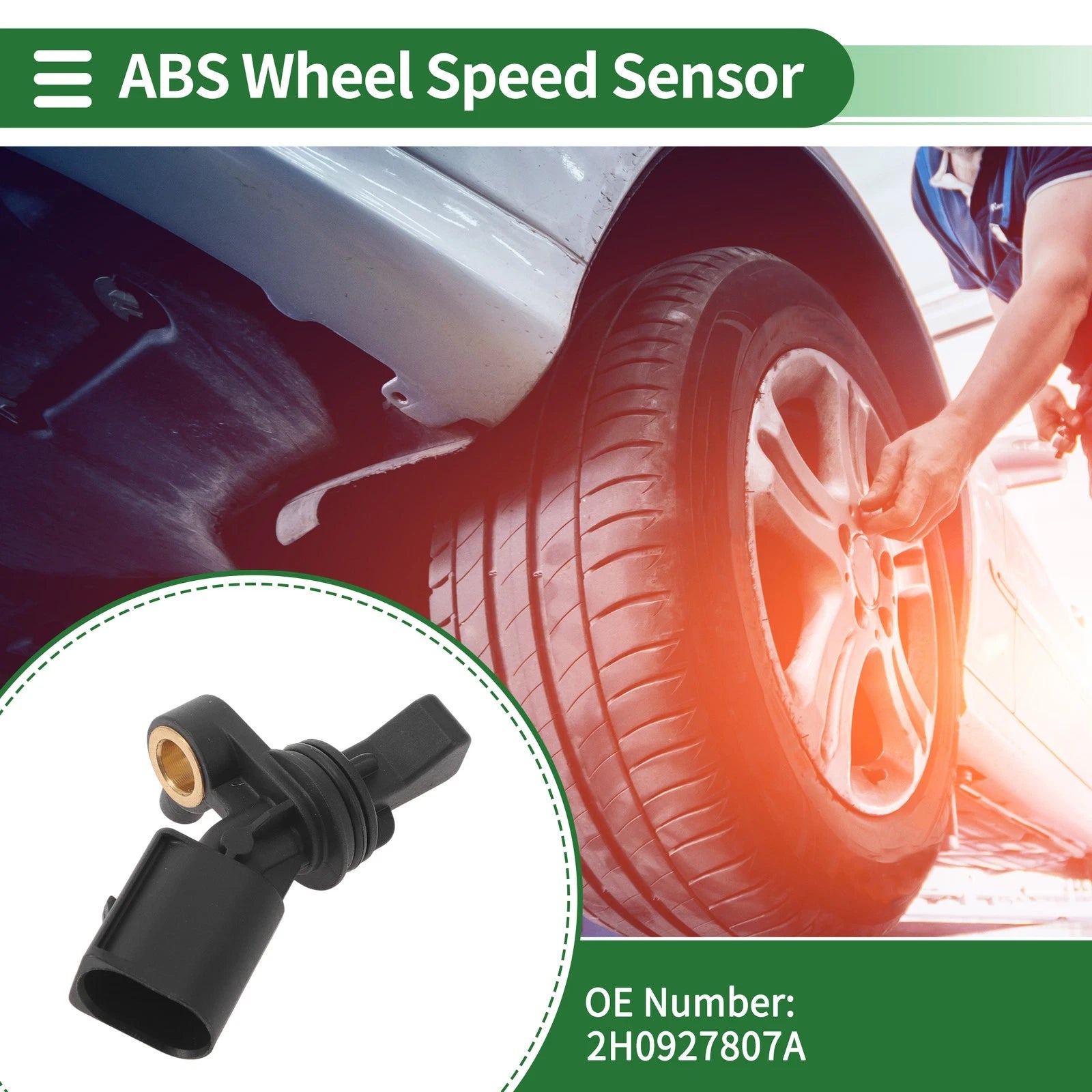 ABS Wheel Speed Sensor Replacement Front for Volkswagen Amarok (2011–2024)