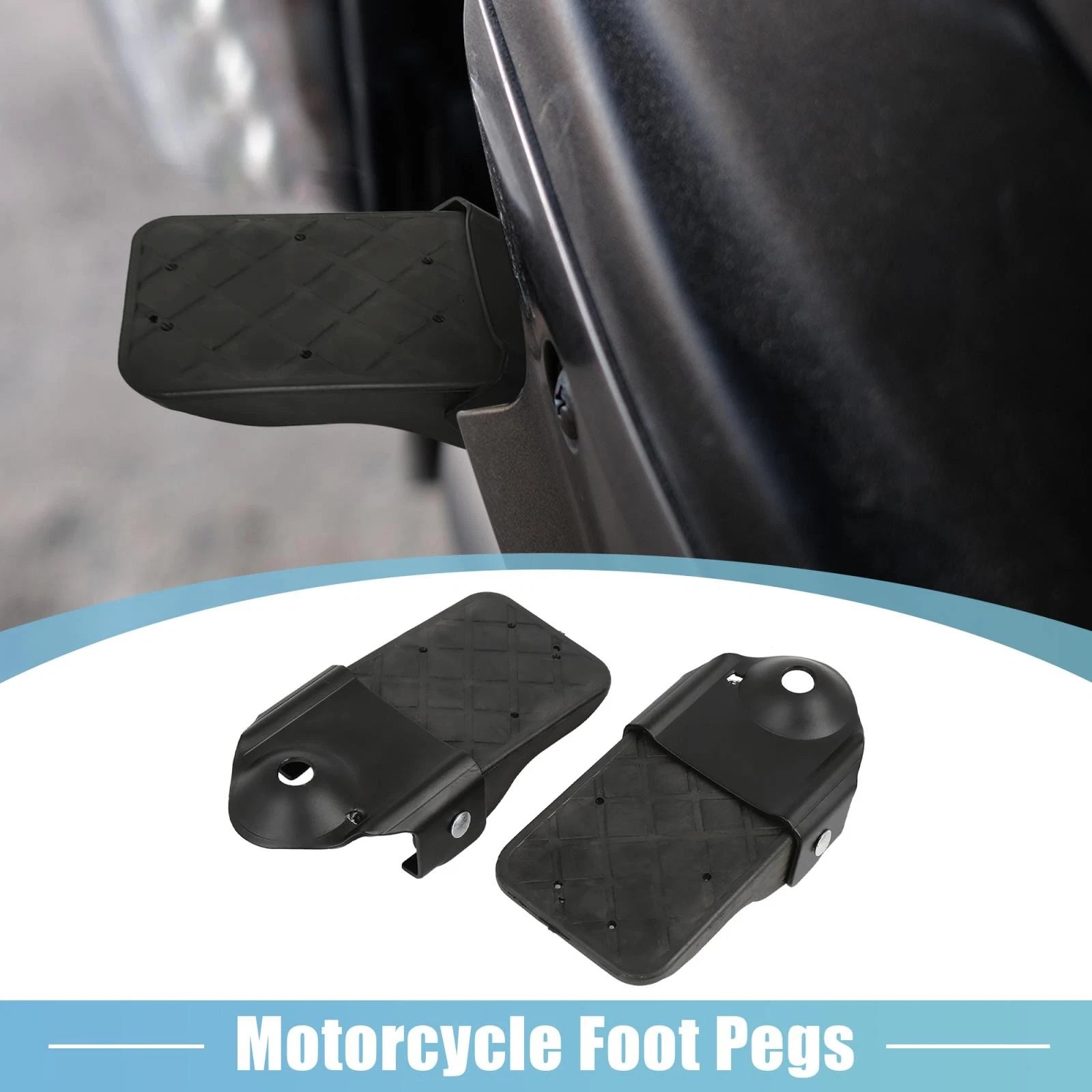 Rearset Foot Peg Pair Fold Footrest 12mm for Motorcycle (All Models, Universal)