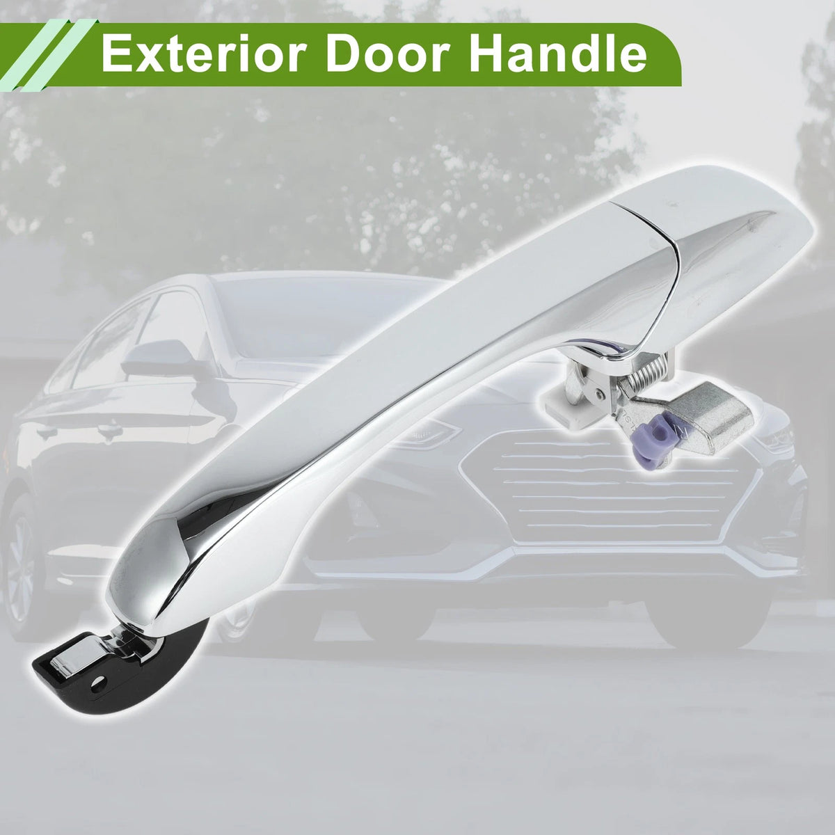 Exterior Door Handle for Chrysler 300 (2005–2010) No.5065800AG Silver Tone Front Right