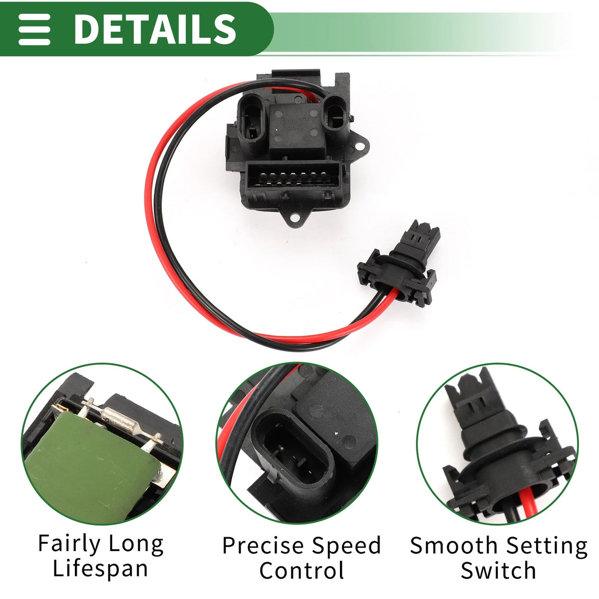 HVAC Blower Motor Resistor No. 7701067033 for Renault Kangoo Express (1997–2007)