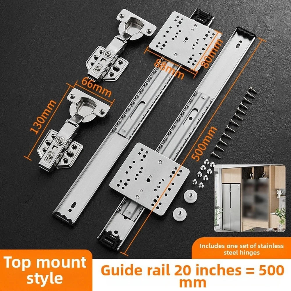 Concealed Mount Sliding Door Rail for