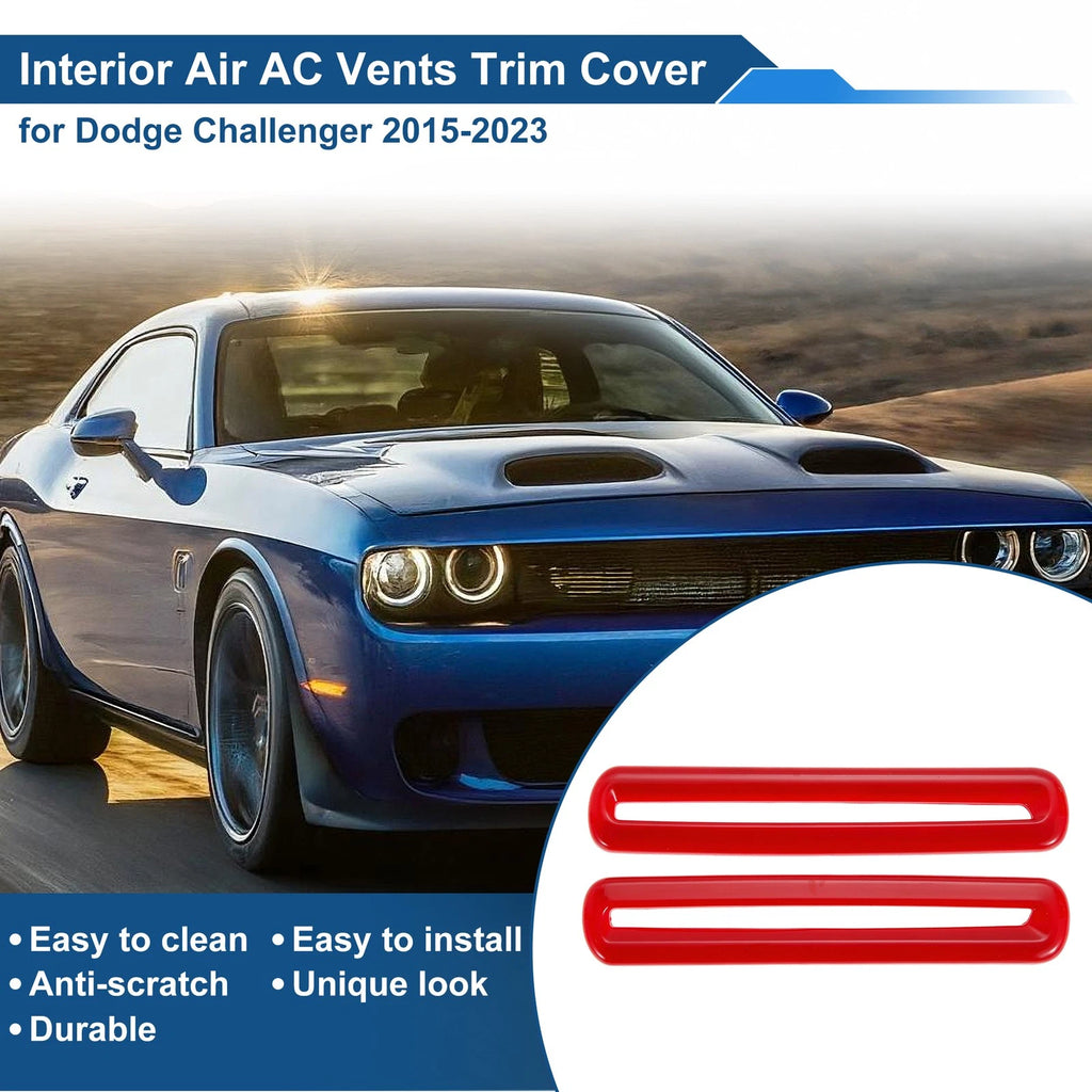Air Condition Outlet Vent Trim Cover Frame for Dodge Challenger (2015–2023)
