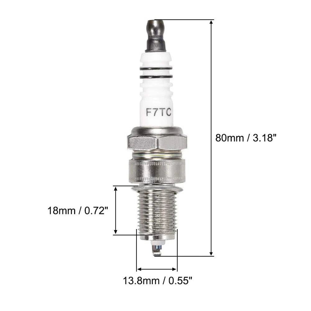 F7TC Spark Plug for Honda GX120 GX160 GX200 GX240 GX270 GX340 GX390 (2000–2023)
