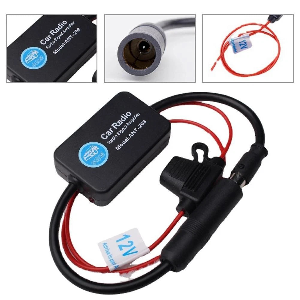 Active Antenna Booster for FM/AM Radio Signal Aerial (Motorized)