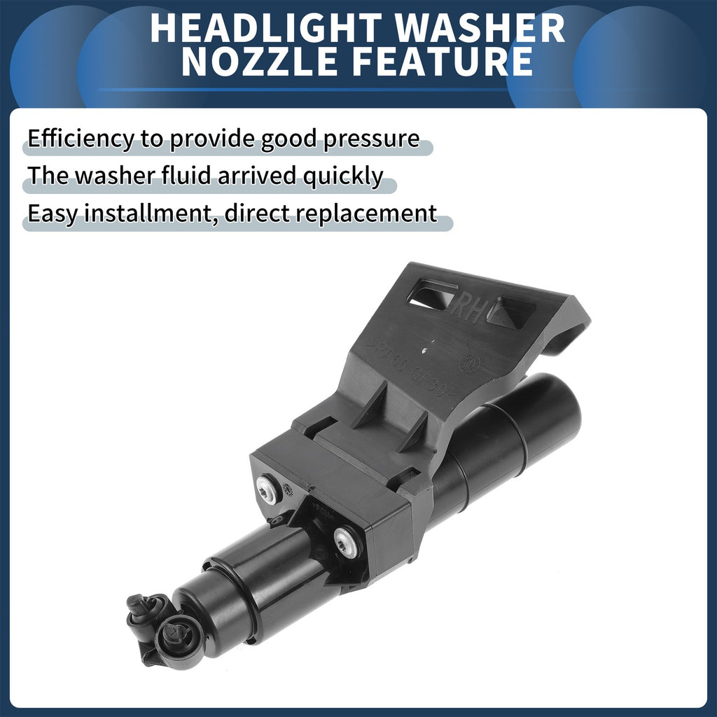 Headlight Washer Nozzle Front Passenger for Mercedes-Benz GL320 (2007–2008)