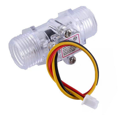 G1/2" Copper Water Flow Hall Sensor Switch Flow Meter for Universal Use