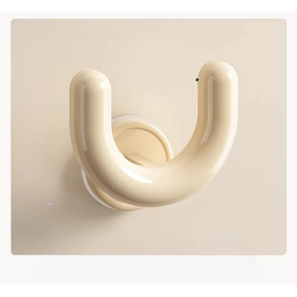 U Shaped Wall Mounted Slipper Rack with Slide Lock Mechanism