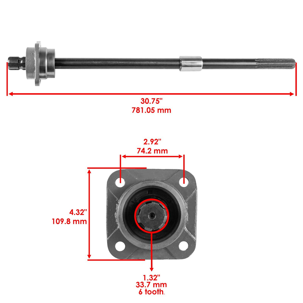 PTO Conversion Shaft Replacement for Ford New Holland Jubilee (1955–1965)
