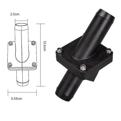 Marine Drain Check Valve for Yachts and Boats (Plastic, No Leakage)