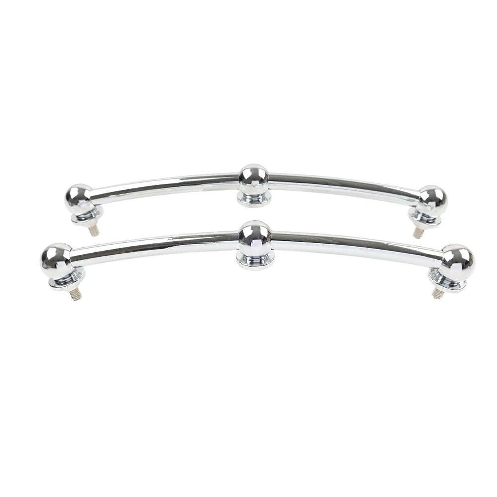 Chrome Front Mudguard Side Spear Trim for Harley Softail FLST (1986–2017)