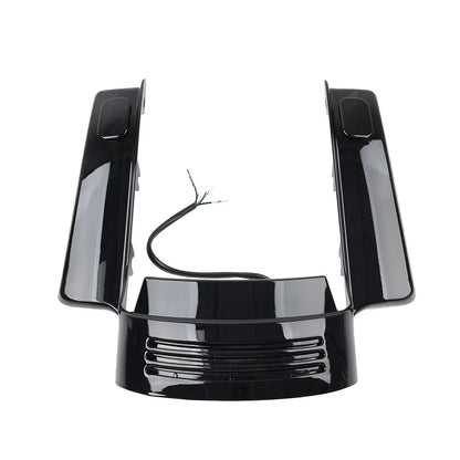 Rear Mudguard Fascia Extension Filler with Light for Harley Road King (2009–2013)