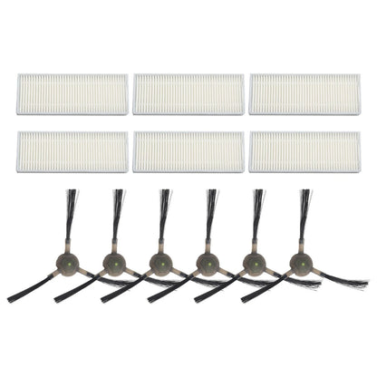 Filter and Side Brushes for EICOBOT R20 Vacuum Cleaner