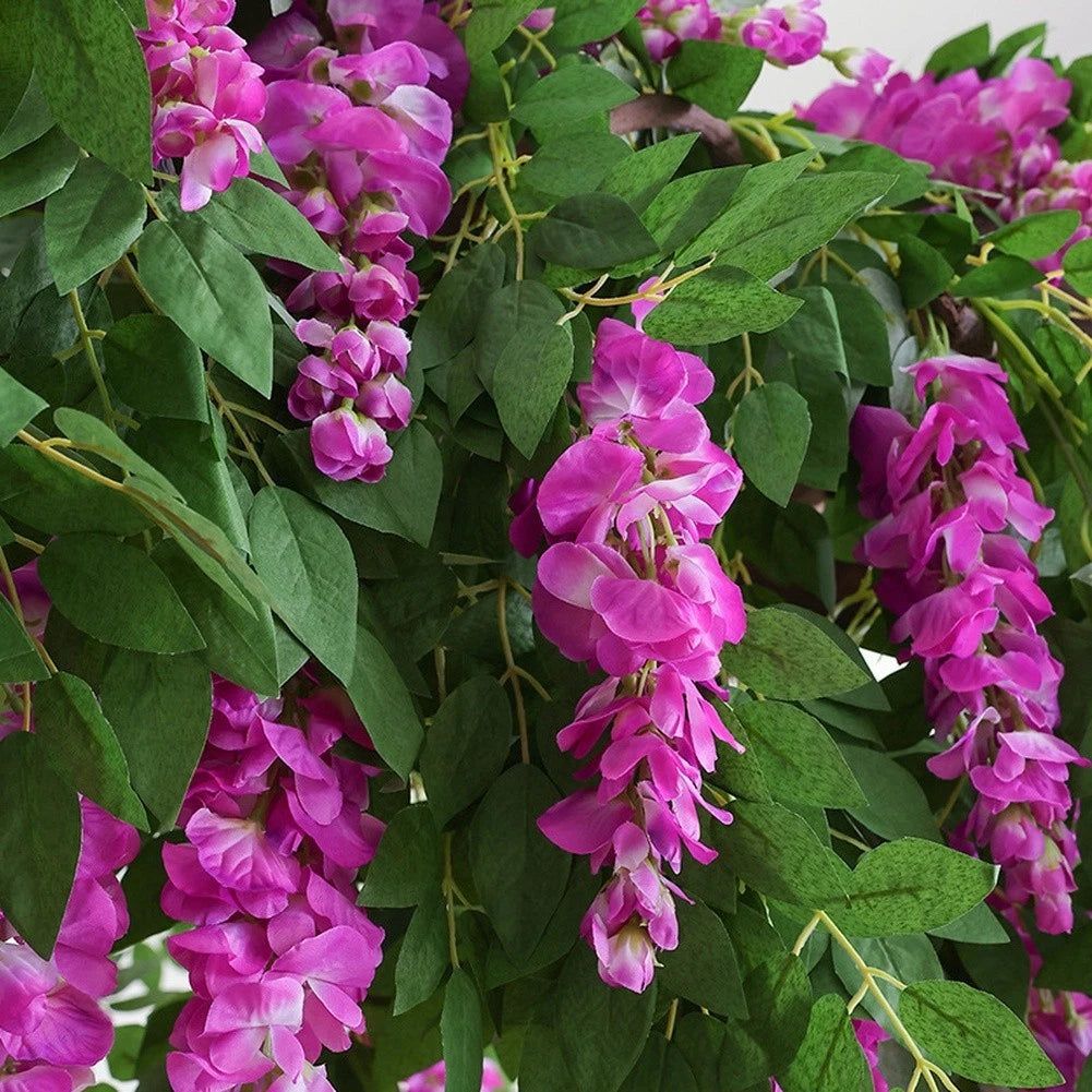 2M Artificial Wisteria Vine with Bendable Wire
