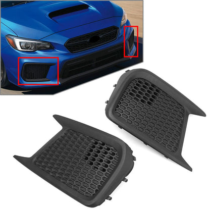 Honeycomb Front Bumper Fog Light Grille for Subaru WRX STI (2018–2021)