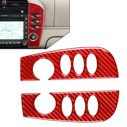 Radio Control Switch Panel Cover Trim for Porsche Boxster 996 (1998–2004) Red
