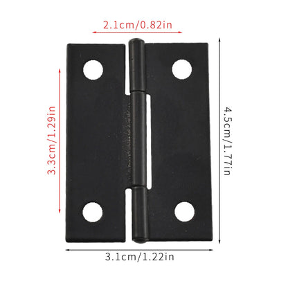 6Pc Mini Hinge for Dollhouse Jewelry Chest Craft Cabinet (45x31mm)