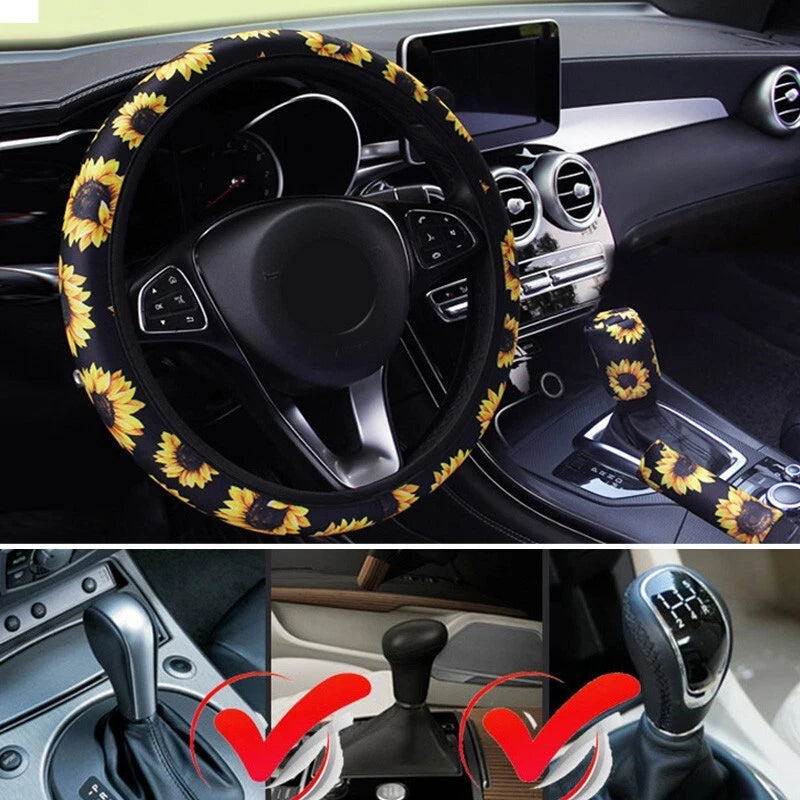 Steering Wheel Cover for Universal Fit (Elastic Design)