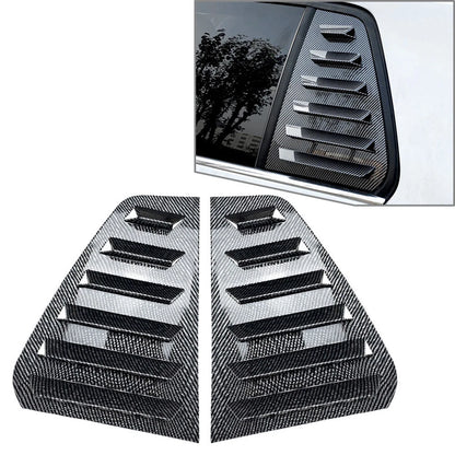 Rear Window Side Vent Shutter Louver Cover Trim Fit VW Golf MK7 MK7.5 14-19 Pair