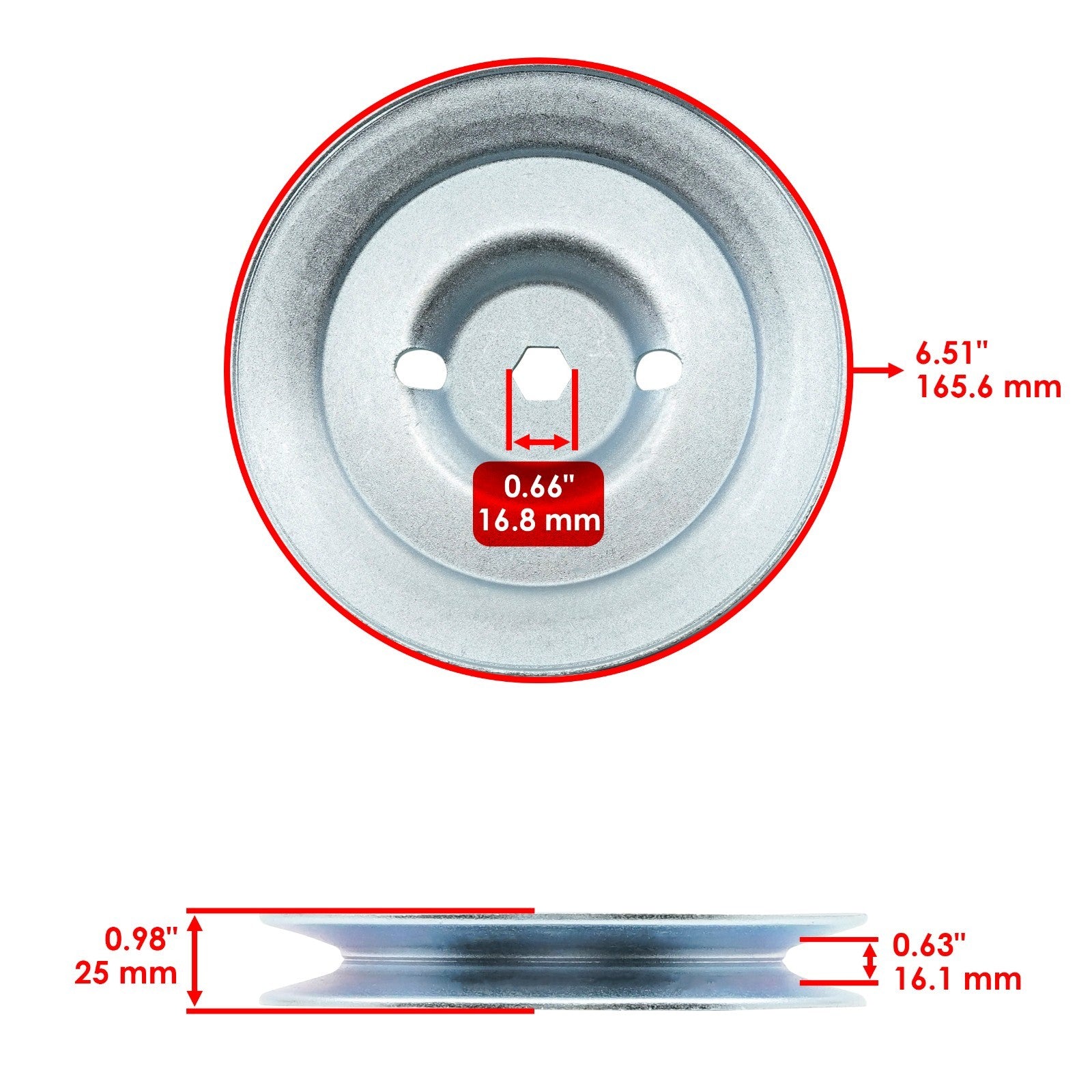 Deck Spindle and Pulley Replacement for John Deere X300 X304 X324 X360 (2004–2014)