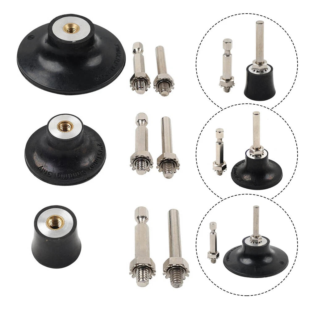 Sanding Disc R Type Roll Lock Pad Holder for Die Grinder (1/4 Shank)