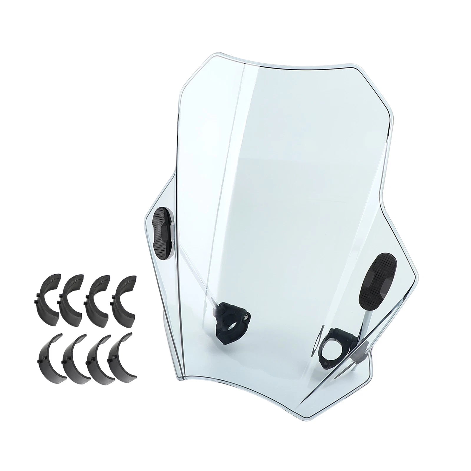 Adjustable Wind Screen Windshield for Universal Motorcycle (22MM 25MM 28MM)