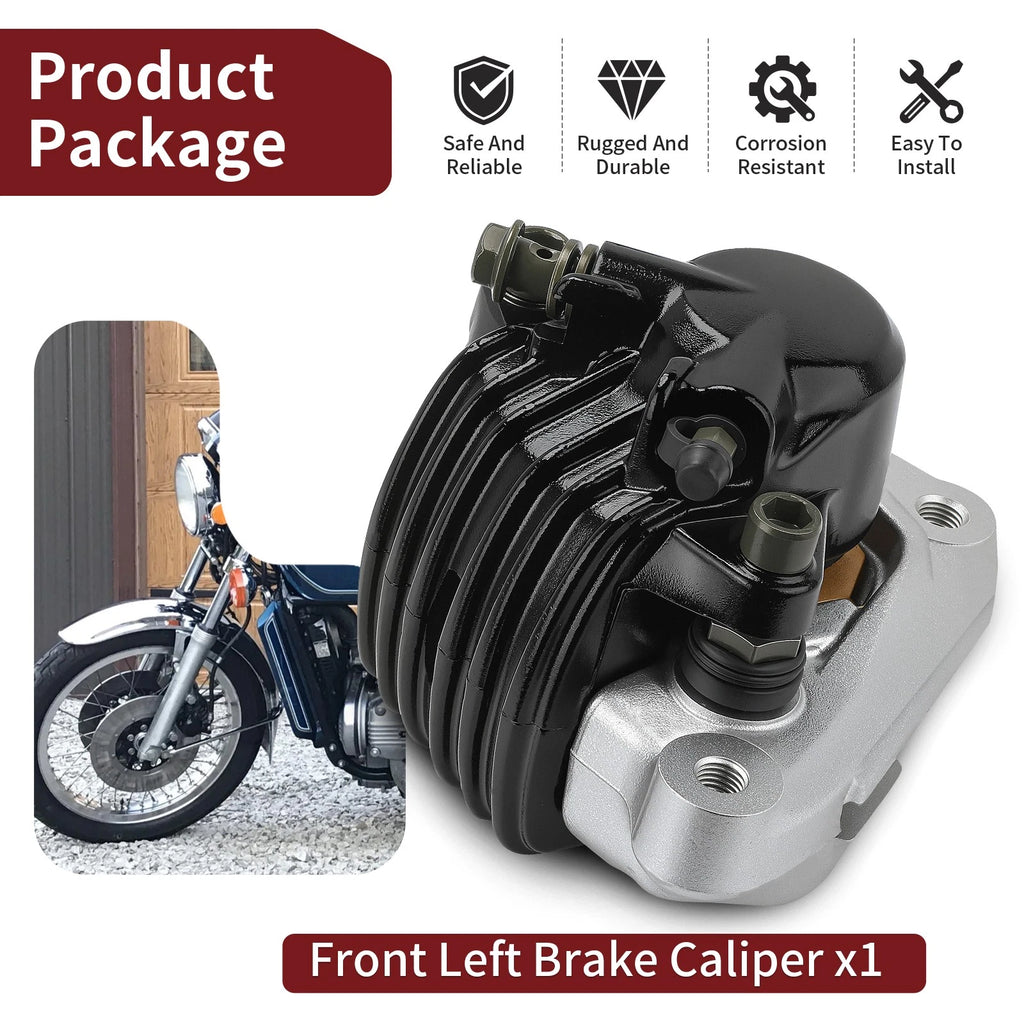 Front Left Brake Caliper for Honda Goldwing 1000 GL1000 (1975–1977) 45100-371-006