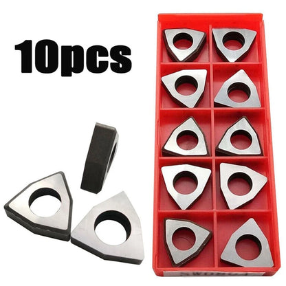 10Pcs Carbide Shim for WNMG0804 Insert Turning Tool Holder
