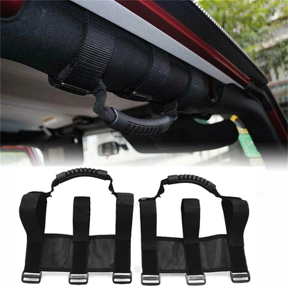 1.75 - 2" Round Roll Bar Grab Handle for Polaris Yamaha Honda Jeep Wrangler (2010–2023)