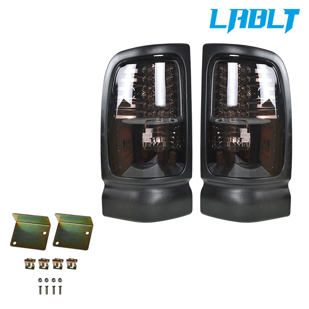 Set of 2 Tail Light Brake Lamps for Dodge Ram 1500 2500 3500 (1994–2001)