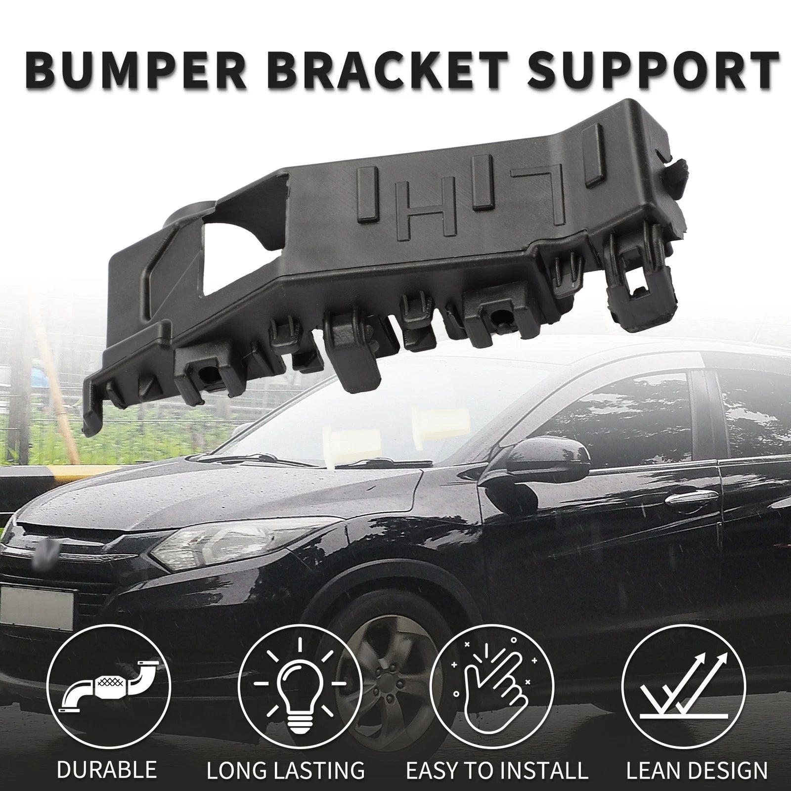 Left Front Bumper Retainer Bracket for Hyundai Tucson (2016–2021)