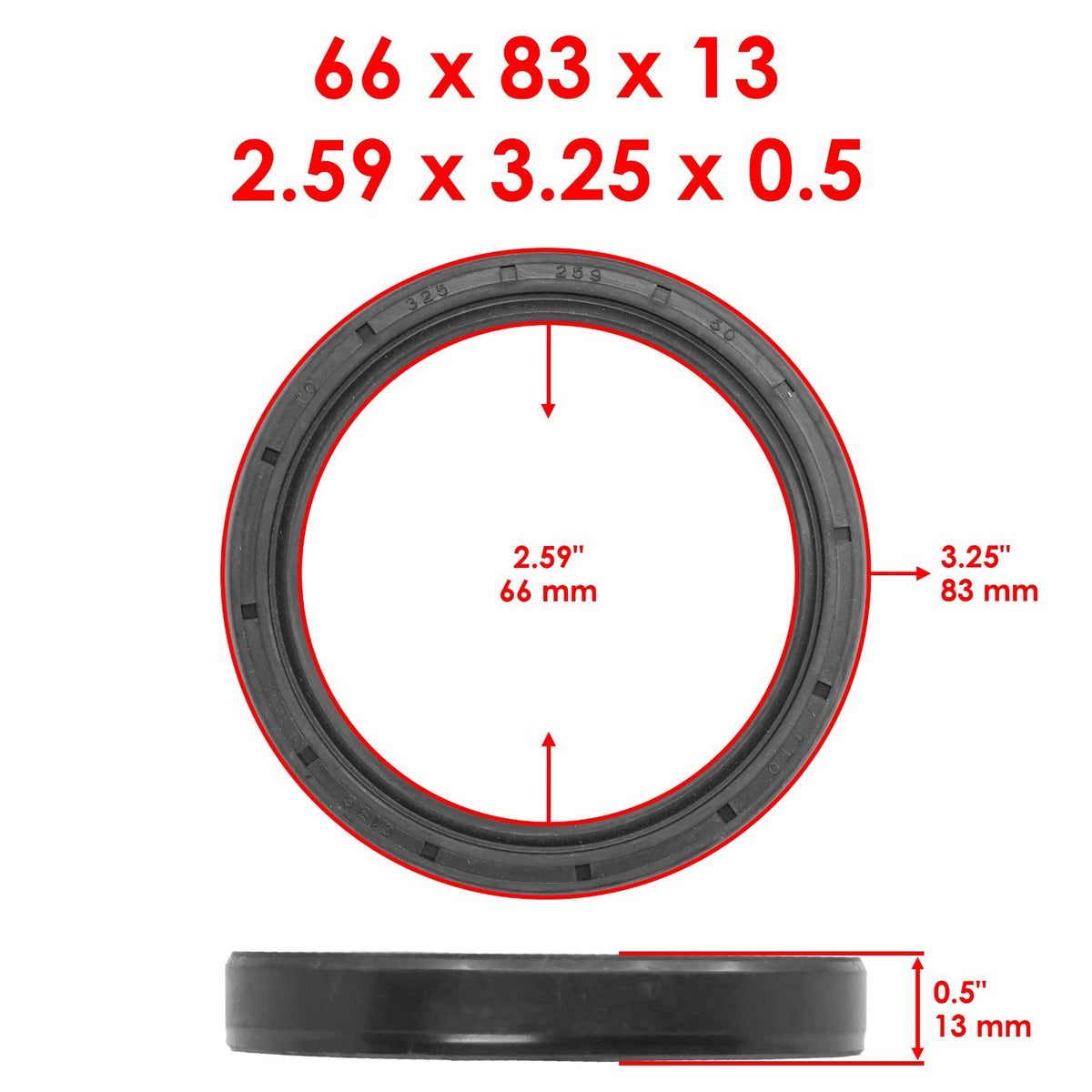 Wheel Bearing Seal Kit Front for Polaris Sportsman 500 4X4 (1996–2004)