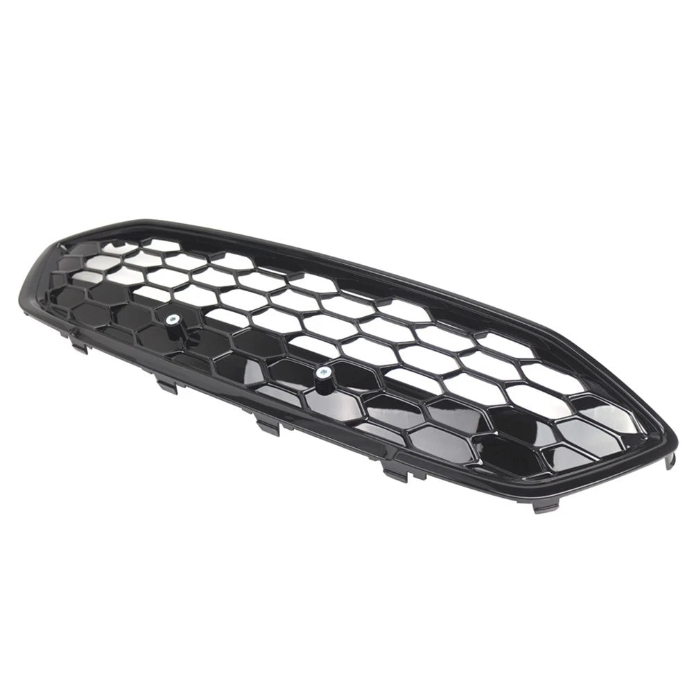 Front Bumper Mesh Grille for Ford Focus (2018–2021) Glossy Black
