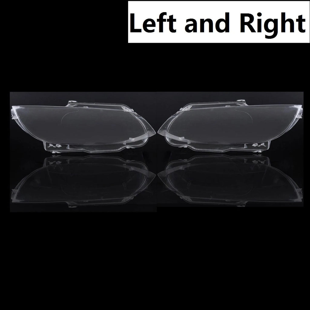 Pair of Headlight Lens Covers for BMW 3 Series E92 E93 M3 (2006–2009)