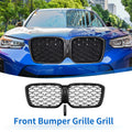 Front Upper Bumper Grille Grill for BMW X3 G01 (2020–2023) Half Chrome